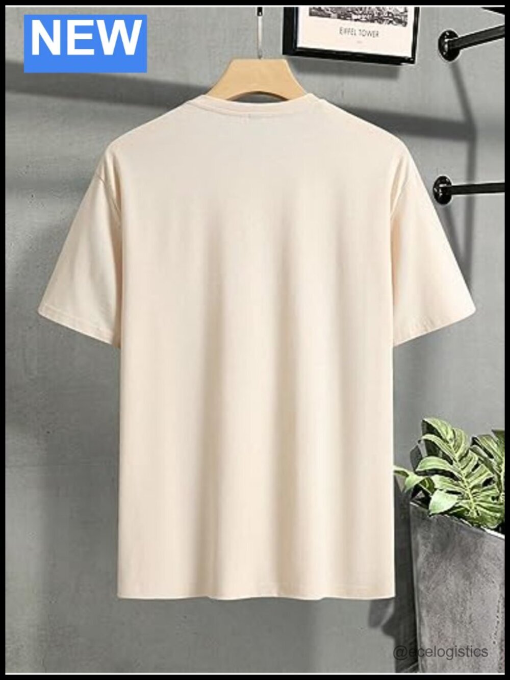 Men's Oversized Graphic Letter Slogan Drop Shoulder Short Sleeve Tee